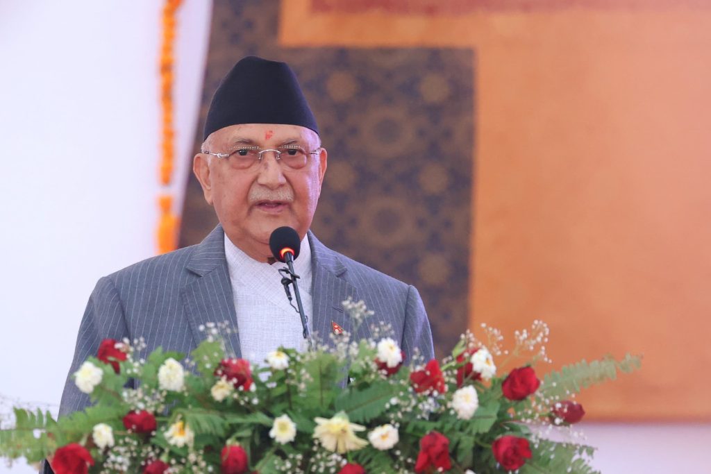 हामीले कुरा गरेपछि भारत र पाकिस्तानबीच हात हालाहाल रोकियो : प्रधानमन्त्री ओली