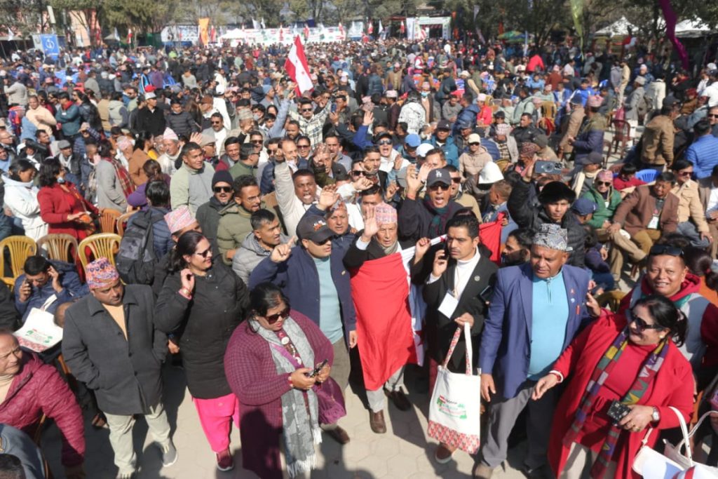 काँग्रेस विशेष महाधिवेशन स्थल भृकुटीमण्डपमा चहलपहल बढ्दै