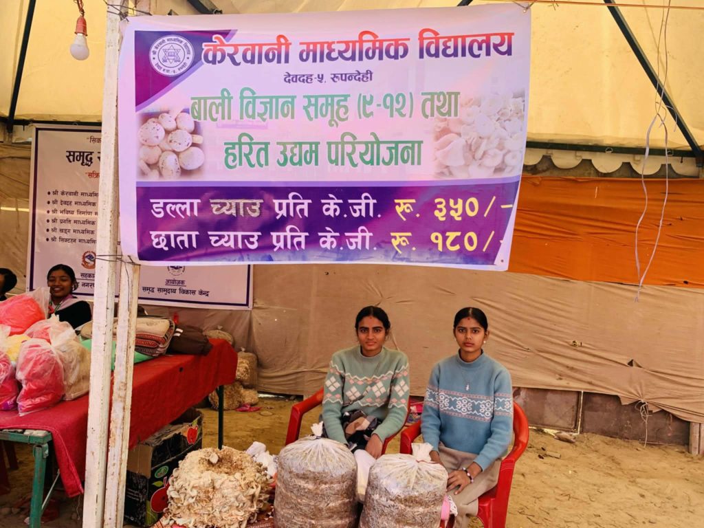 विद्यार्थीको च्याउले पायो, देवदह महोत्सवमा भाउ