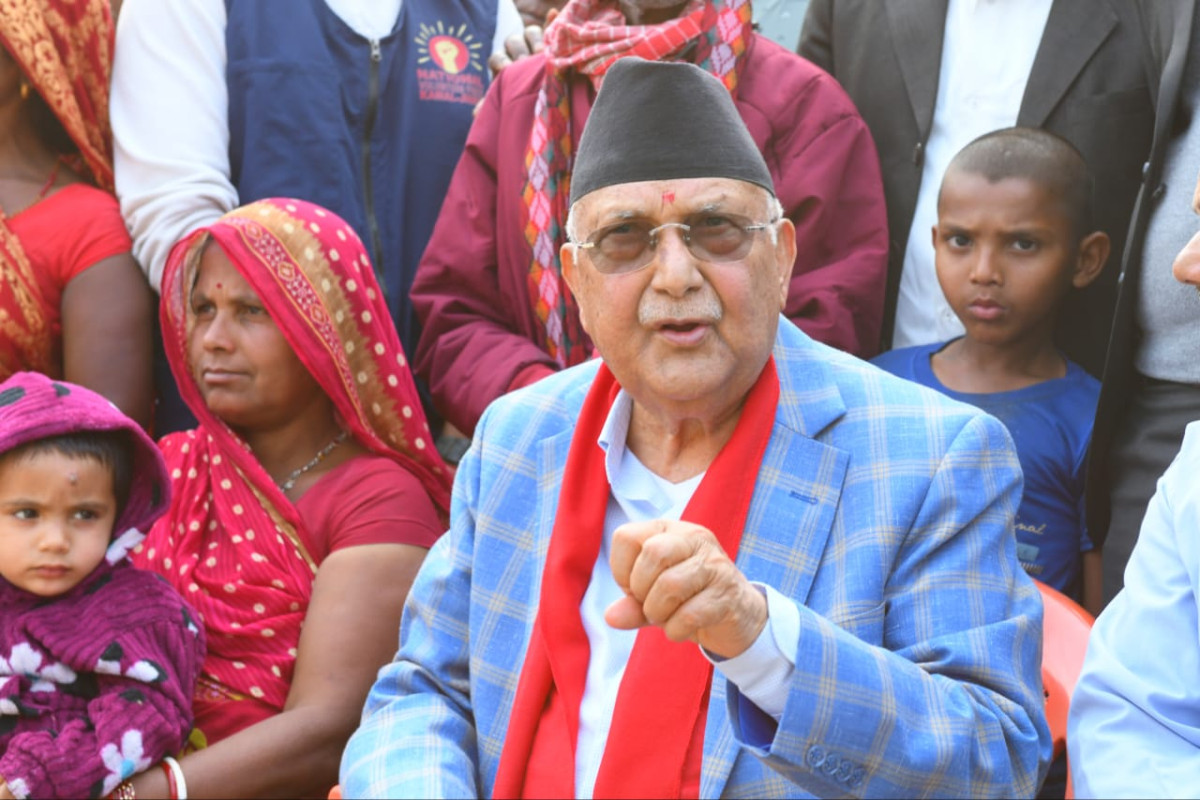 ‘परिवर्तन आगो लगाएर होइन, निर्माण गरेर हुन्छ’: ओली